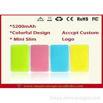 5200mah Dual USB Emergency Battery Charger With LED Lightin